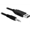 DeLOCK 83115 USB 2.0 uz Serial TTL 3.5 mm pārveidotājs 1.8 m - 5 V