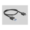 HDD/SSD korpuss DeLOCK 42011 Melns 2.5 collu SATA III 5 Gbit/s