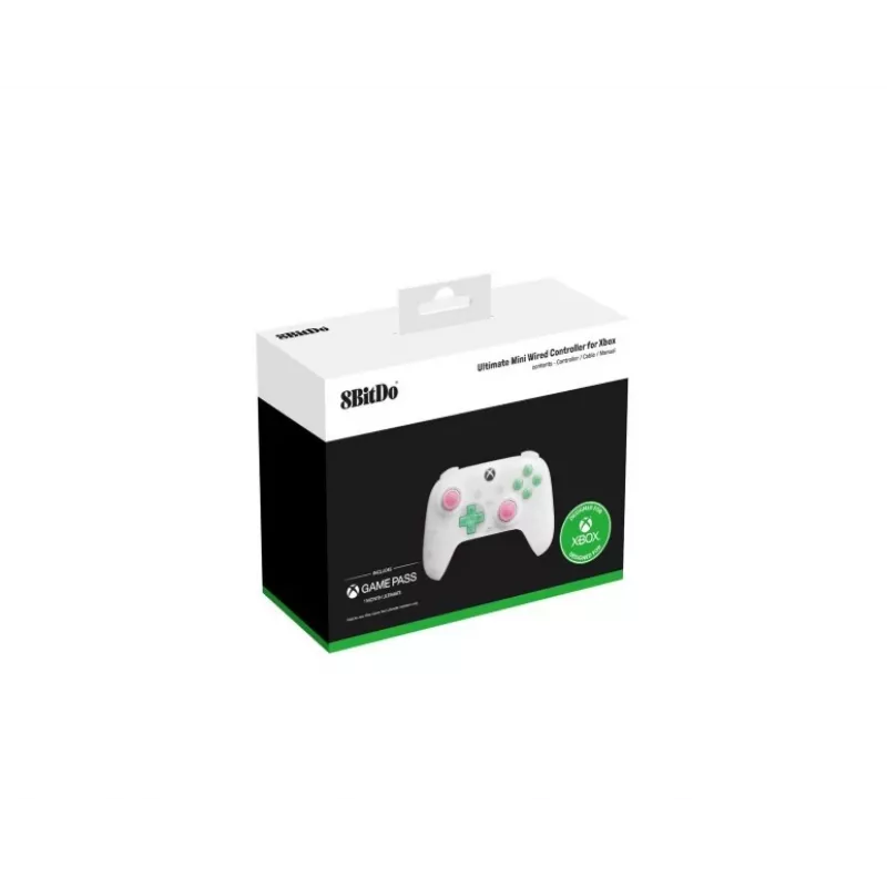 Bezvadu spēļu kontrolieris 8Bitdo Ultimate Mini RET00505 — Bluetooth portatīvais kontrolieris, kompakts izkārtojums