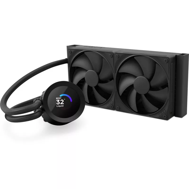 NZXT Kraken Plus 240 Processor All-in-one liquid cooler 12 cm Melns
