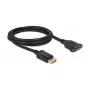 DisplayPort pagarinātāja kabelis paneļa montāžai DeLOCK 8K 60 Hz 2 m