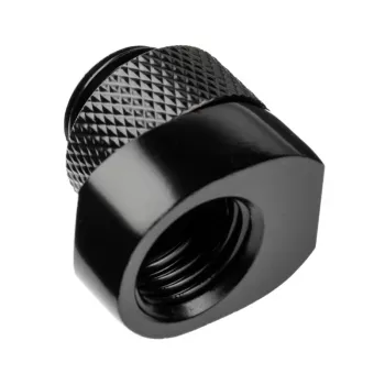 Šļūtenes savienotājs Alphacool 17604 Melns 1/4 collas vītne