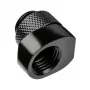 Šļūtenes savienotājs Alphacool 17604 Melns 1/4 collas vītne