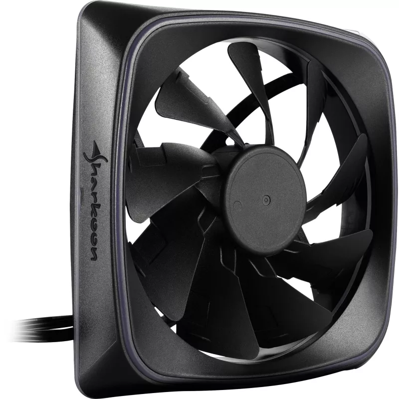 Ventilators Sharkoon RGB SHARK Lights 12 cm melns
