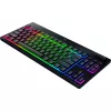 MelnsWidow V4 Low-Profile TKL HyperSpeed, spēļu tastatūra melna, DE izkārtojums, Razer Low-Profile oranža