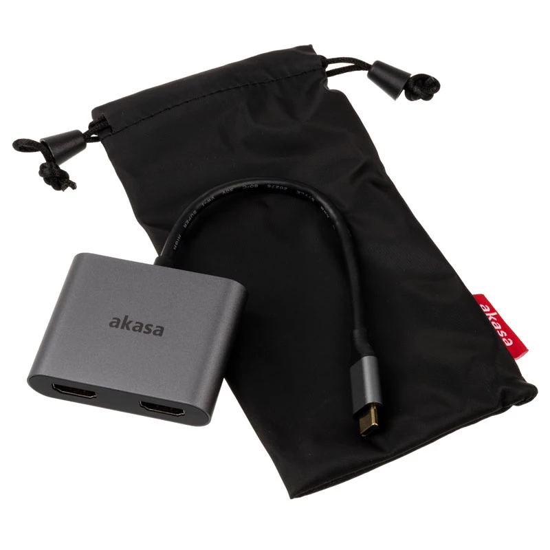 USB grafikas adapteris Akasa AK-CBCA26-18BK