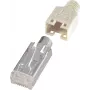 renkforce RJ45 savienotājs, ekranēts CAT5e spraudnis, taisns pols: 8P8C H9540.1-10 Bēša H9540.1-10 10 gab. (H9540.1-10)