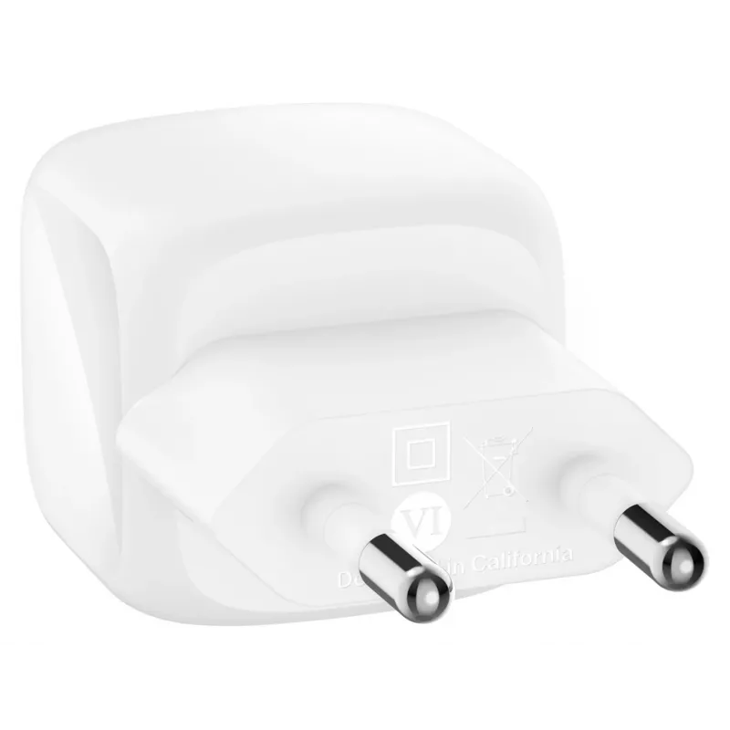 Belkin BoostCharge lādētājs klēpjdatoriem, viedtālruņiem, planšetdatoriem, balts, AC ātrā uzlāde, iekštelpām