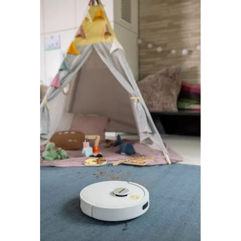 KARCHER RVC 3 Comfort balts grīdas tīrīšanas robots ar bāzes staciju