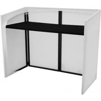 DJ statīvs Omnitronic Mobile DJ Stand Mobiler DJ-Tisch Steel — pārnēsājams tērauda DJ galds