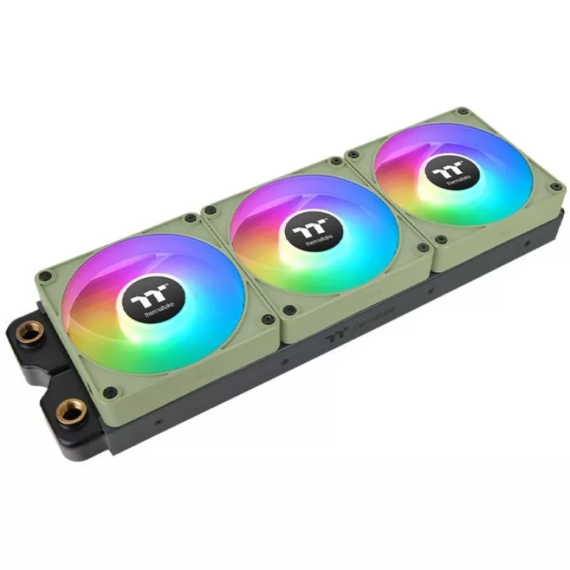 Thermaltake CT140 EX Reverse ARGB 140 mm ventilators 3 gab. komplekts - Matcha zaļš