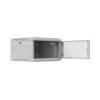 Rack skapis 19 inch 6U 600x600 pelēks perforēts