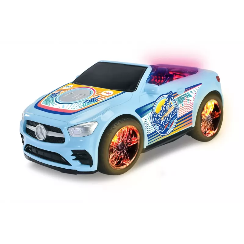 Dickie Toys Mercedes-Benz E-Class Beat Spinner zils 3 AA baterijas
