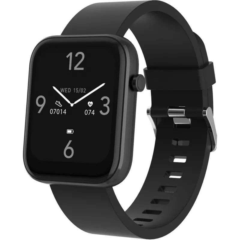 DENVER SW-182 — Viedpulkstenis ar siksniņu — 4,3 cm (1,7) Displejs — Bluetooth — Melns (116111000580)
