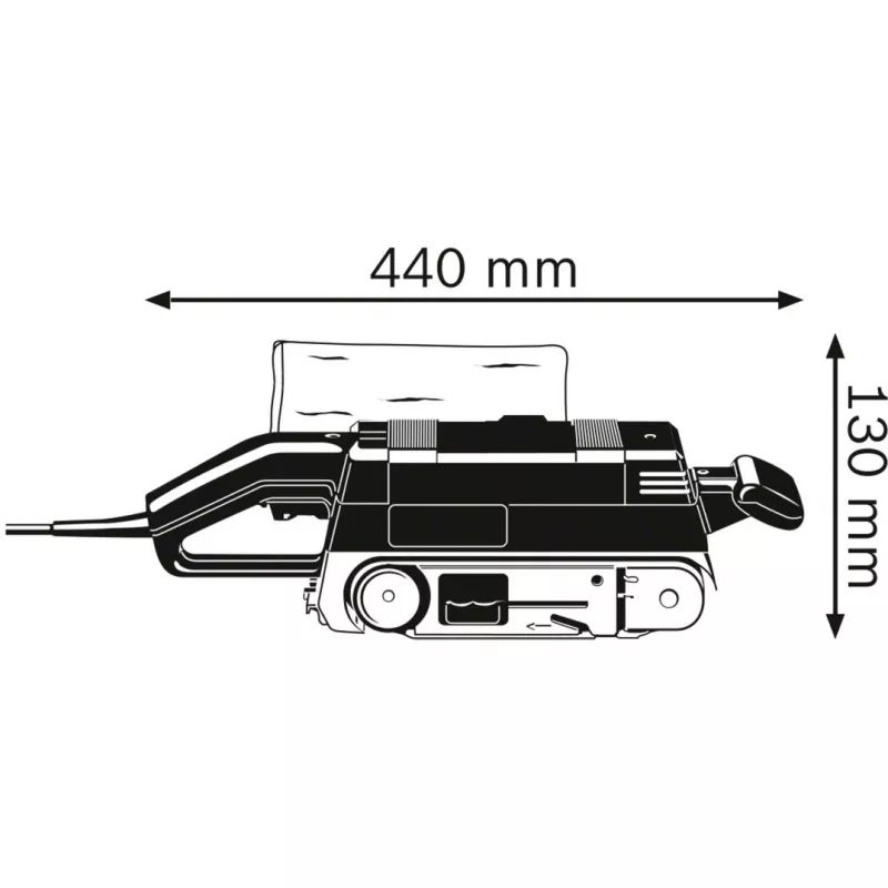 Bosch GBS 75 AE lentes slīpmašīna zila 750 W