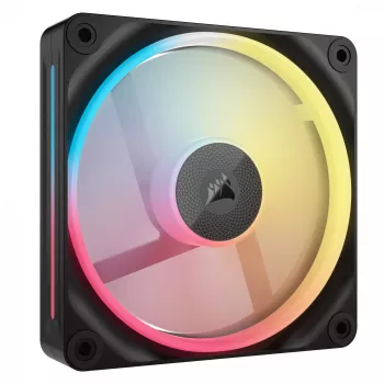 Corsair iCUE LINK LX120-R RGB ventilators 12 cm melns 2400 RPM 3.8 mmH2O