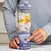 Pārnēsājamais blenderis Ninja BC251EULD — 0,57 L bļoda, baterija 11,1 V, nerūsējošā tērauda asmeņi, lavandas/caurspīdīgs