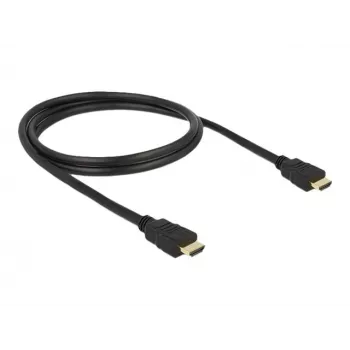 HDMI kabelis DeLOCK 84752 1m Type A vīr.-vīr. melns