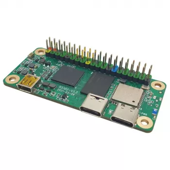 Vienas plates dators ALLNET Radxa Zero 2GB RAM 8GB eMMC D2E8T ar neielodētu tapu savienotāju un ārējo antenu