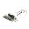 DeLOCK 95277 iekšējais paralēlais RS-232 Mini PCI Express adapteris, zaļš