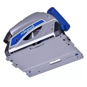 Riņķveida zāģis Scheppach PL55, 1200 W, 230 V, asmens Ø160 mm, 24T, griešanas dziļums 49,5 mm (90°), slīpuma regulēšana, koks