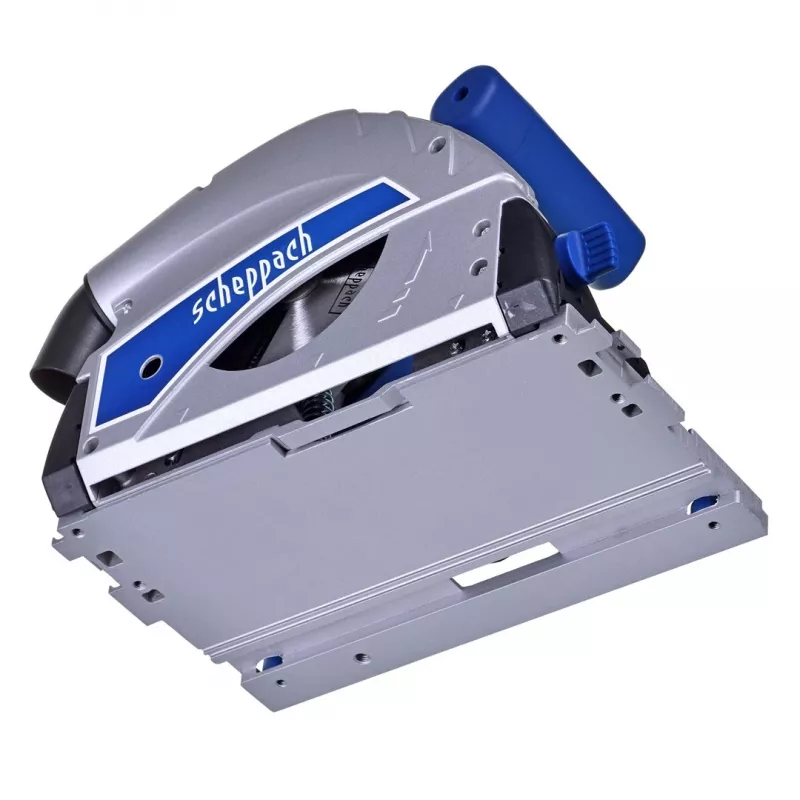 Riņķveida zāģis Scheppach PL55, 1200 W, 230 V, asmens Ø160 mm, 24T, griešanas dziļums 49,5 mm (90°), slīpuma regulēšana, koks