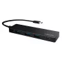 LogiLink UA0311 USB-C 3.2 Gen 2 Multiport Hub 4 porti melns