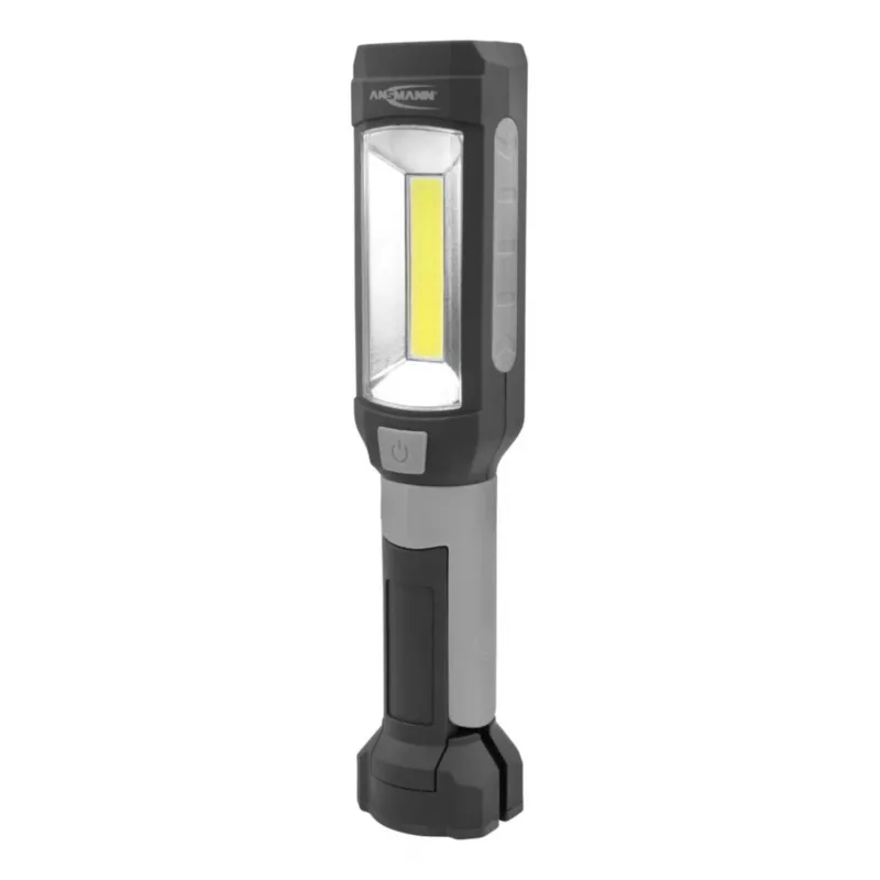 Ansmann WL230B, lukturītis, melns, pelēks, IP20, COB LED, 2 spuldzes, 230 lm