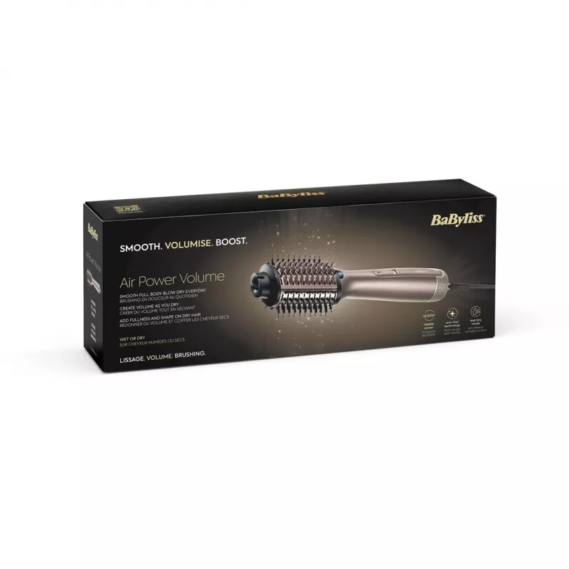BaByliss AS95E Air Jauda Volume Hot air brush Champagne 1000 W