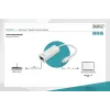 Digitus DN-3024 USB 3.0 adapteris 20 cm 1x USB-C uz 1x RJ45 ekranēts