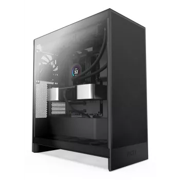 NZXT H7 Flow (2024) vidējā torņa korpuss - pilnīgi melns