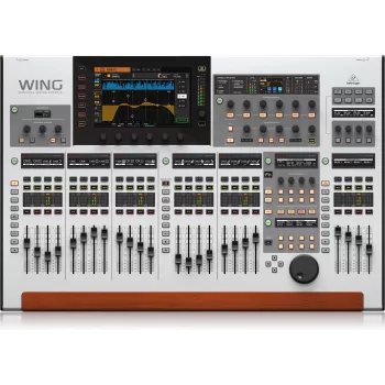 Behringer WING audio mikseris 48 kanāli 10 - 20000 Hz Sudraba