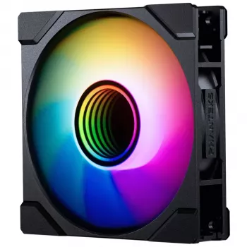 Phanteks M25 Gen2 120mm ARGB reversās gaisa plūsmas PWM ventilators - melns