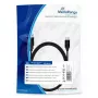 USB kabelis MediaRange MRCS182 USB 3.2 Gen 1 1.8 m USB A USB C Melns