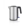 Elektriskā tējkanna SEVERIN WK 3449 — 1,7 L, 2400 W, nerūsējošais tērauds/plastmasa, melna-sudraba