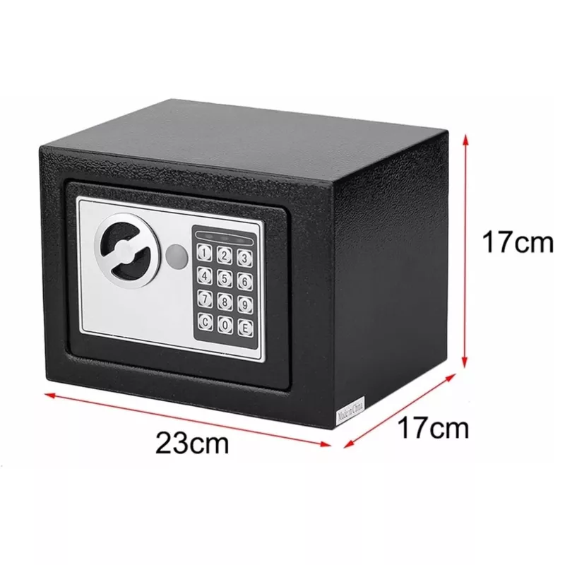 Extralink Home S-406 elektroniskais seifs ar kodu un atslēgām