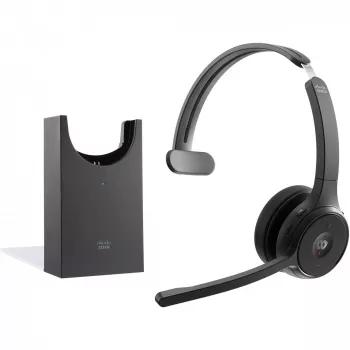 Headset 721 Wireless SINGLE+STAND Carbon Melns Usba B