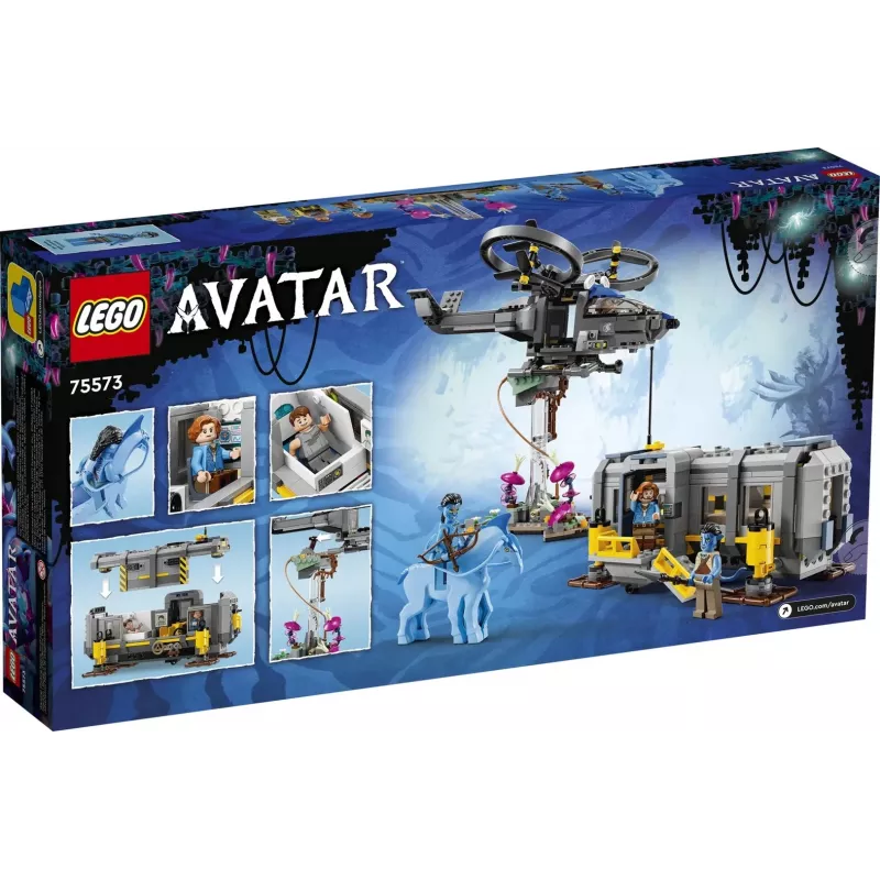 LEGO Avatar Peldošie kalni: 26. vieta un RDA Samson komplekts 75573, Daudzkrāsains