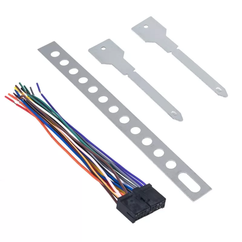 Audiocore AC9100 radio Auto Digitāls Melns, Sarkans