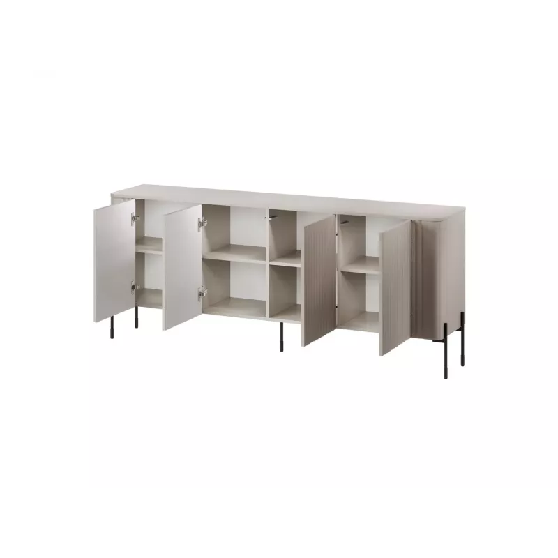 Cama VERA kumode 190x40x80 kašmira matēts