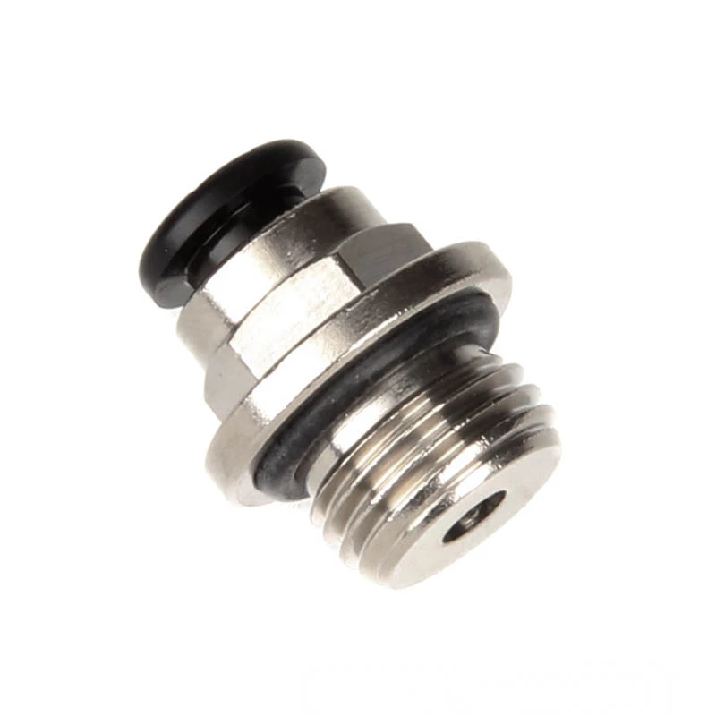 aqua computer savienotājs taisns G1/4 collas AG uz 6 mm ID - sudraba