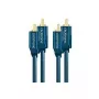 Stereo Audio Cable (2x RCA spraudnis/2x RCA spraudnis) - 1,0 m RCA koaksiālais kabelis jaudīgai stereo skaņai