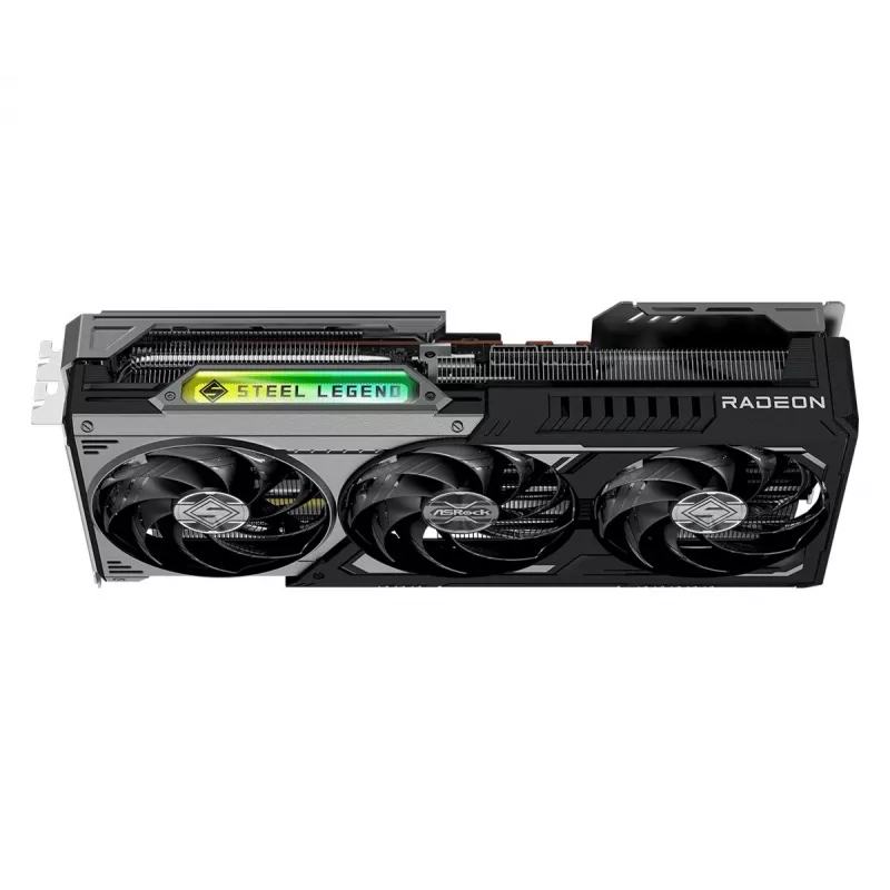 ASRock Radeon RX 9070 XT 16GB Steel Legend Dark grafikas karte
