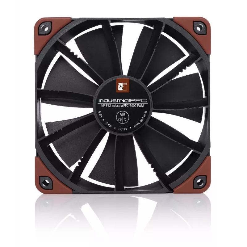 Noctua NF-F12 industrialPPC-3000 PWM 120mm korpusa ventilators
