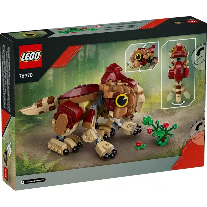 LEGO konstruktors LEGO Jurassic World 76970 Baby Dinosaur Dolores Aquilops, 339 detaļas, 110×150×200 mm