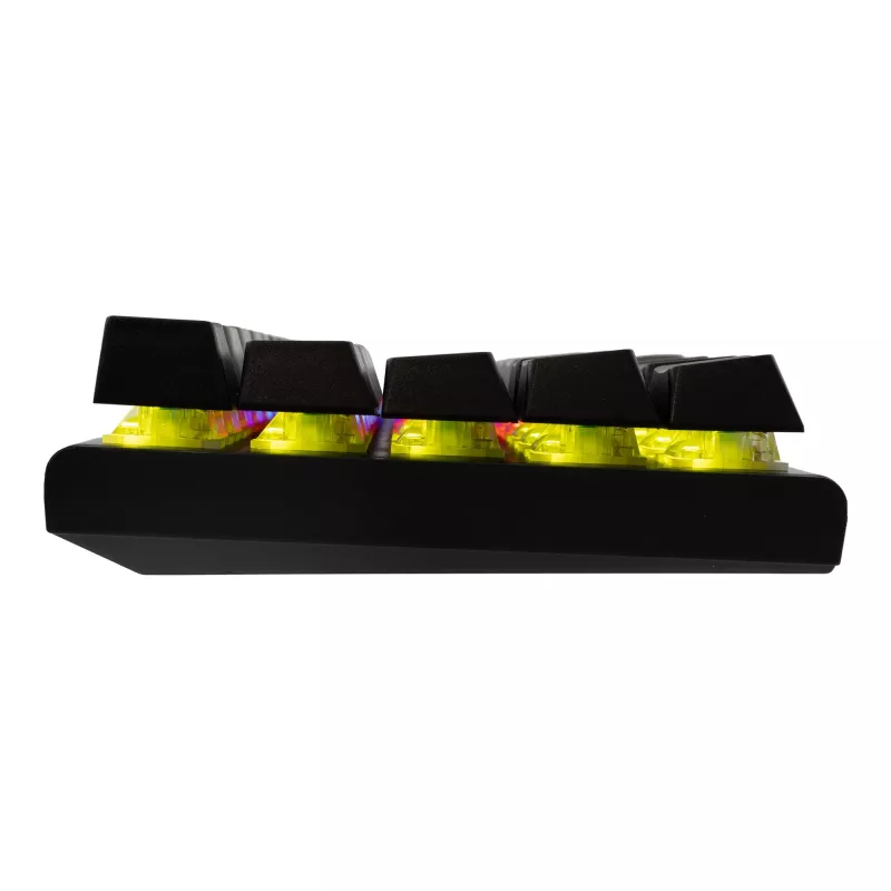 Mehāniskā spēļu tastatūra White Shark Wakizashi GK-002721V2 — pelēki melns rāmis, US izkārtojums, zilie slēdži