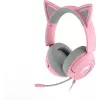 Austiņas Razer Kraken Kitty V3 X — vadu USB Type-A, uz auss, 20–28 kHz, 1,3 m kabelis, rozā