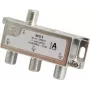 Triax SCS 3 - kabeļu sadalītājs - 75 omi - 5 - 2400 MHz - sudraba - balta - sievišķā - 10,5 dB (349823)
