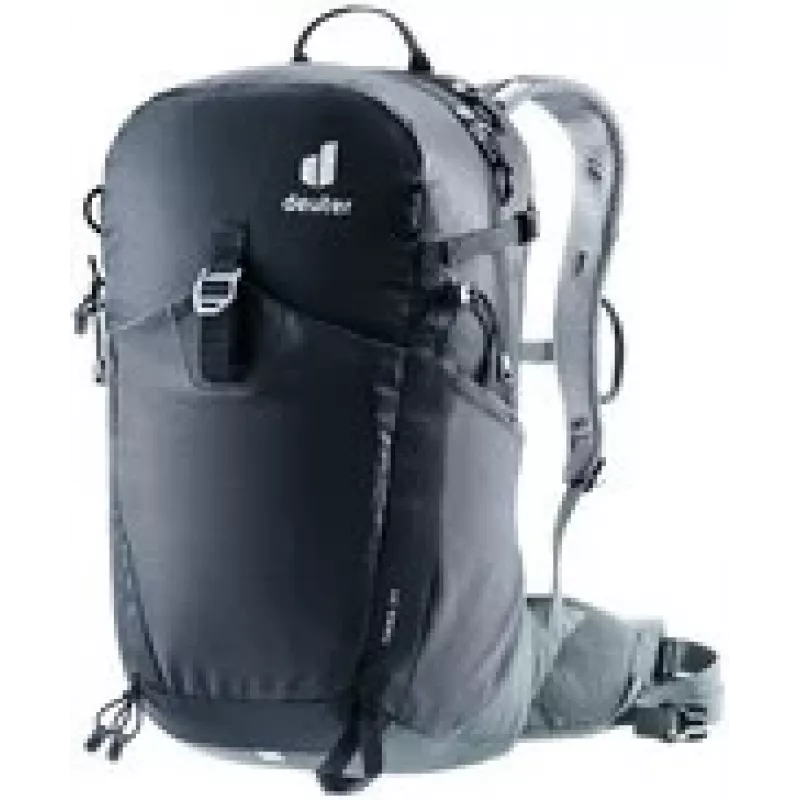 Mugursoma DEUTER Trail 25 — 25 L pārgājienu dienas soma, melnā/akmens pelēkā