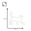 Neona stila dekoratīvā lampa MANTA SNL70WH Style Neon Lights CAT 2 Balticā 70 cm